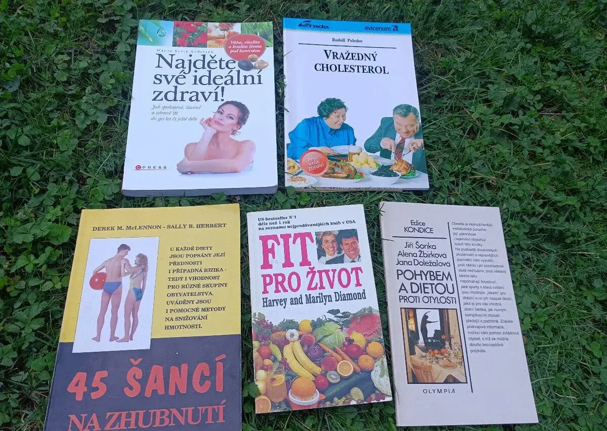 KNIHY o zdravém životním stylu 5 knížek