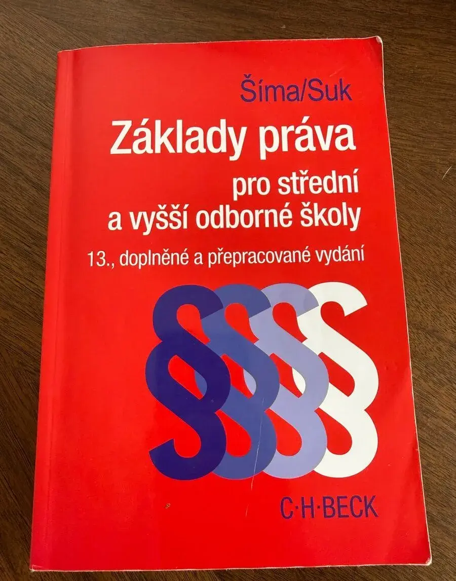 Základy práva pro střední a vyšší odborné školy, 13. Vydání