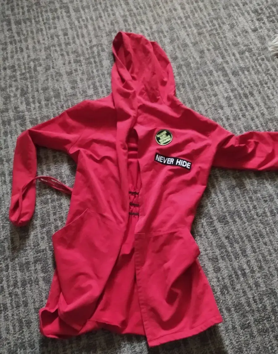 Delší mikina s kapucí kardigan