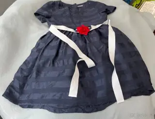 Dívčí šaty Tommy Hilfiger vel.152, chlapecké sako GANT 7let