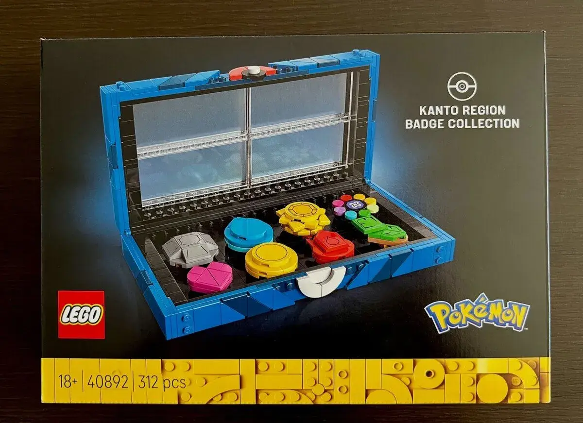 Lego Pokemon Kanto Region Badge Collection - 40892