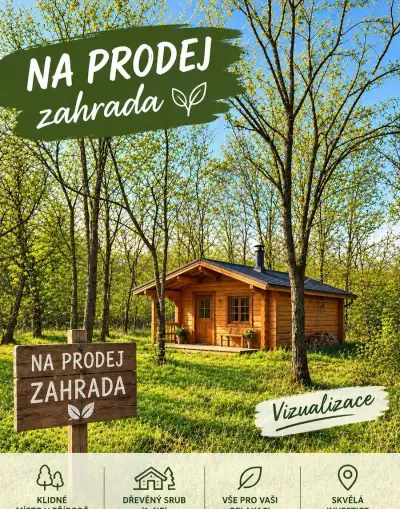 Rekreační pozemek 4050 m² v blízkosti Mandloňových sadů, Hus