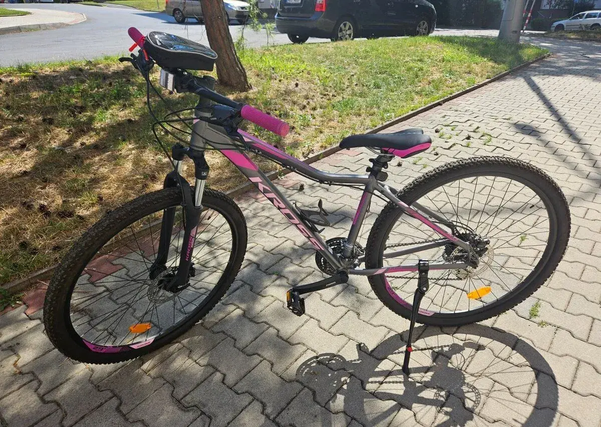 KROSS Lea 5.0, šedá/fialová, S/17", 29"