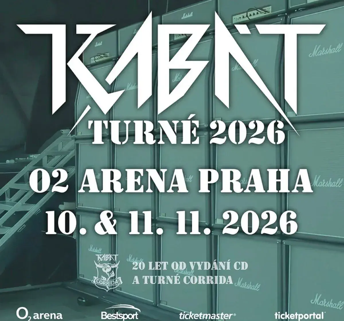 KABÁT, VIP KLUBOVÉ PATRO, 10.11. & 11.11.2026 O2 ARENA