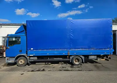 MAN TGL 7.180 – 7,5 t – 180 PS – NOVÁ STK – HYDRAULICKÉ ČELO