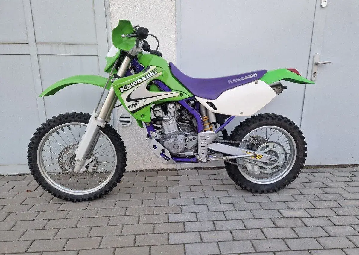 KLX 300R, 1998, Čr SPZ, Doplňky CRD