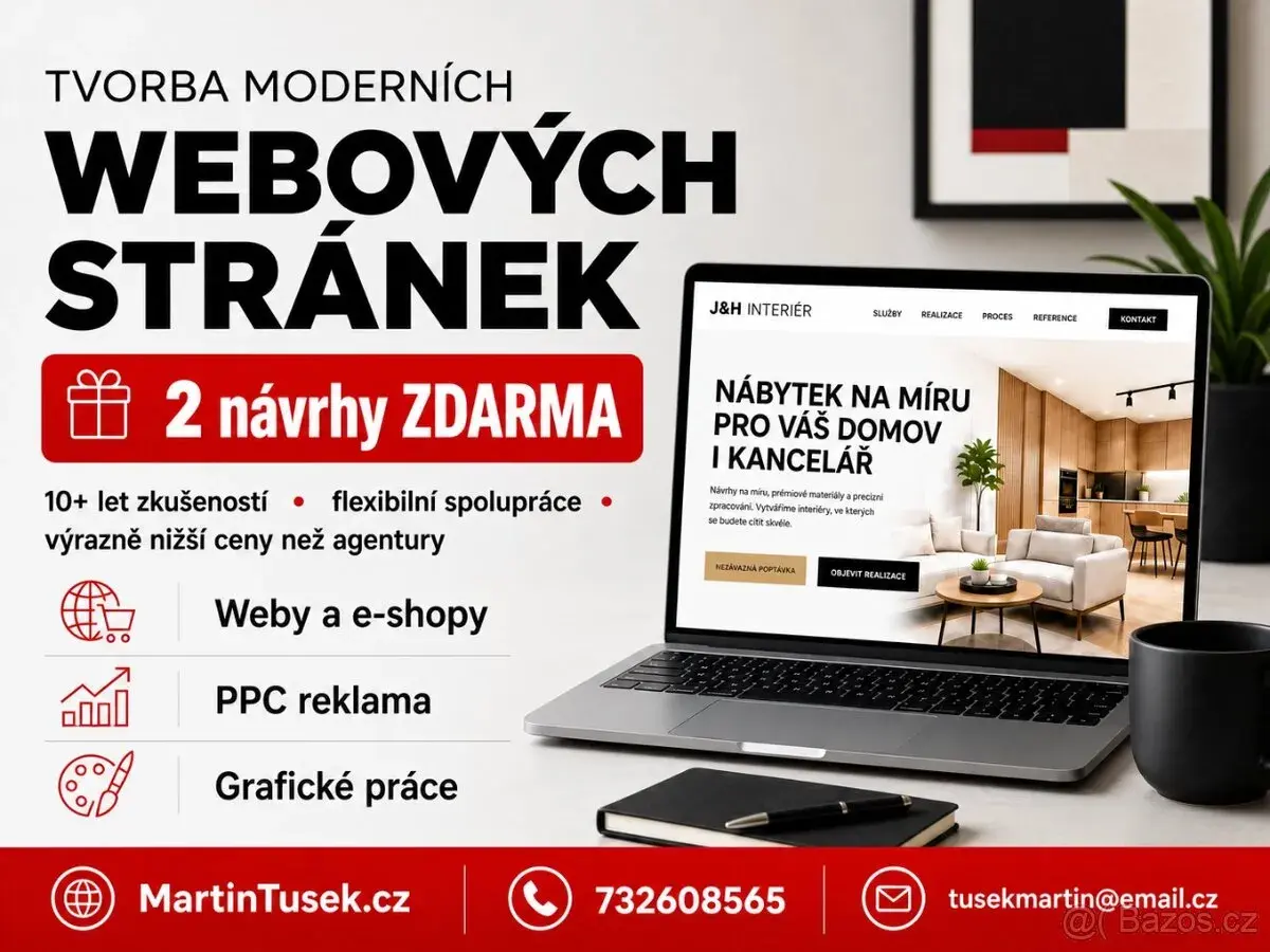 ⭐ Profesionální tvorba webů a e-shopů • SEO • PPC reklama