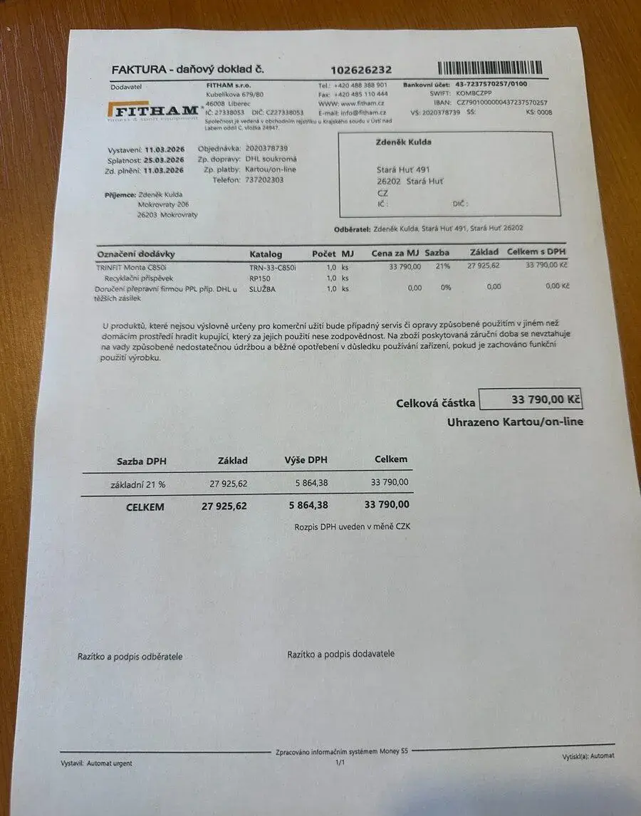 TRINFIT Monta C850i