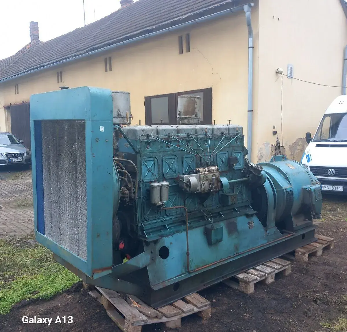 Dieselelektrický agregát 140 kVA.