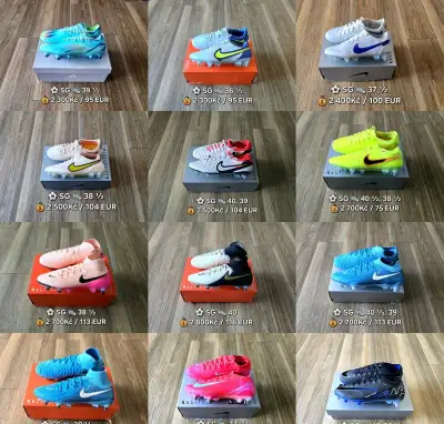 Kopačky lisokolíky Nike a Adidas Elite SG (vel. 36 - 39)