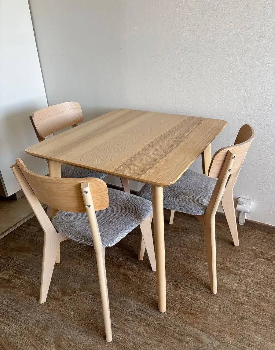 IKEA JIDELNI STUL +3 židle dyha jasan LISABO