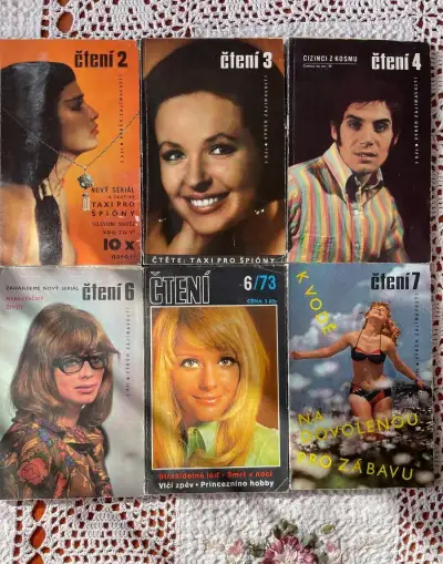 Retro časopisy Čtení rok 68-86