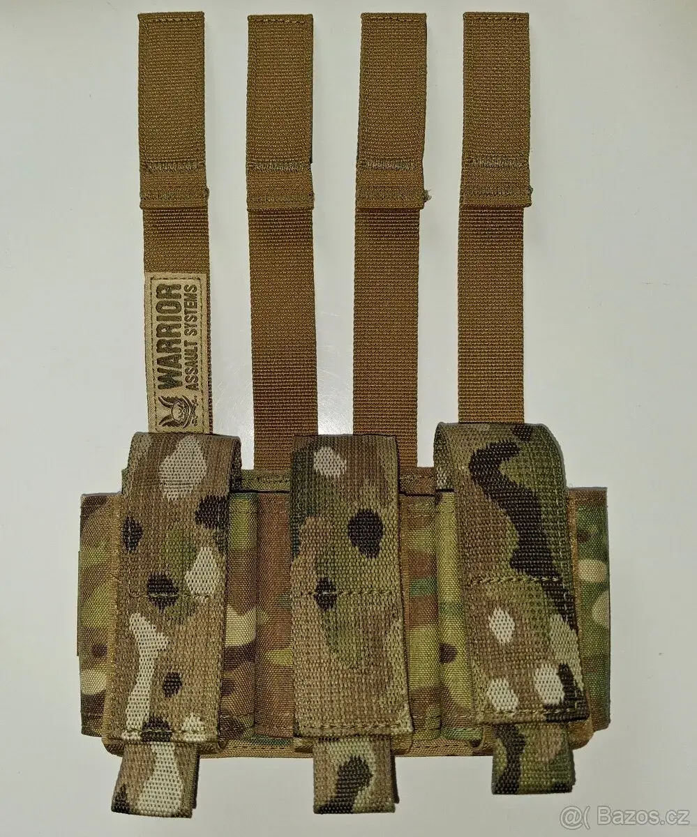SUMKA NA TŘI GRANÁTY 40 mm WARRIOR, MULTICAM