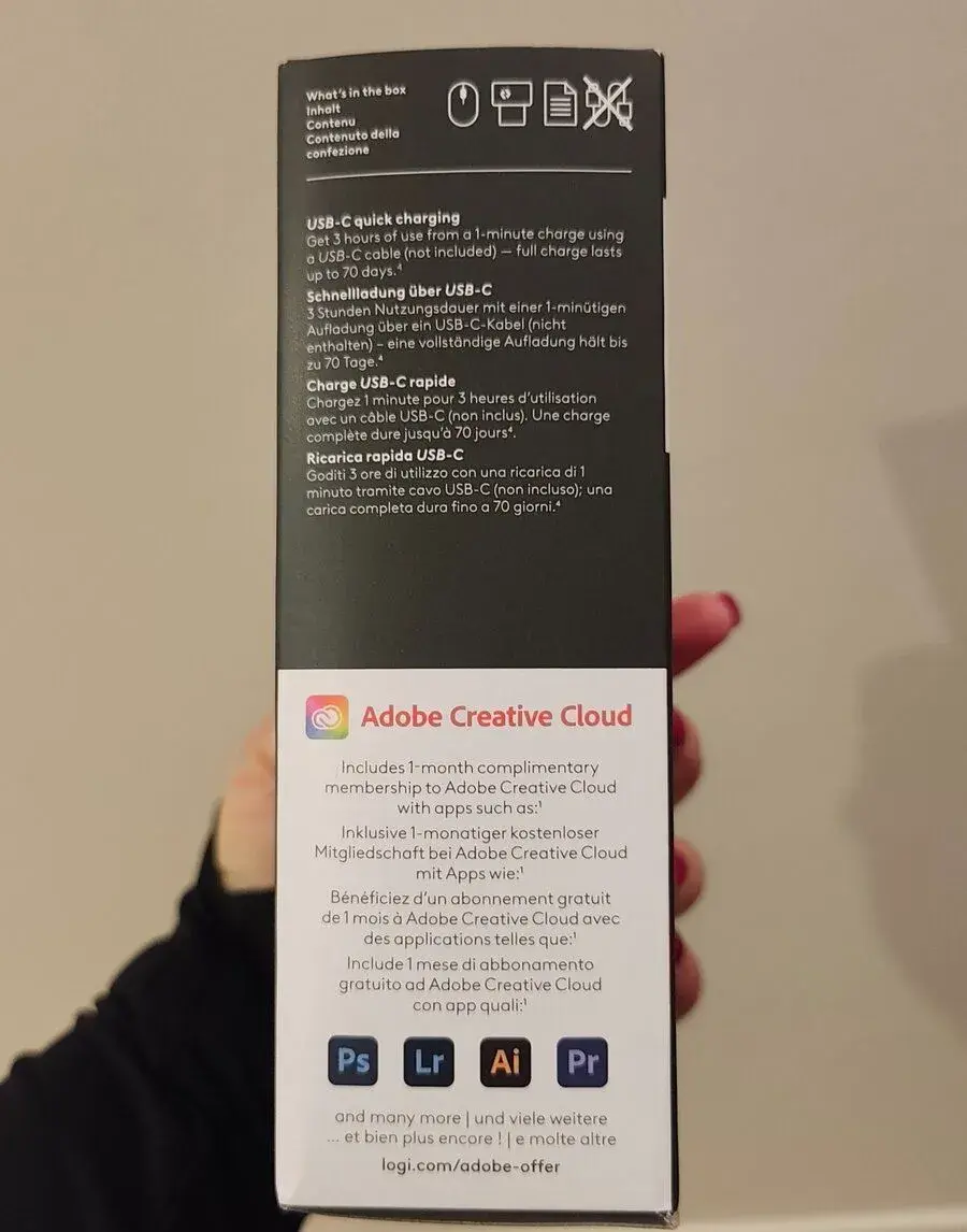 Logitech MX Master 4 bezdrátová myš Graphite