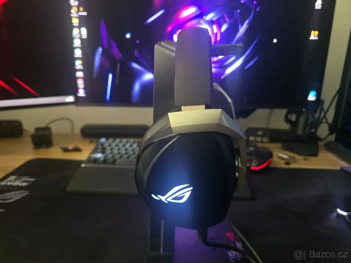 Herní 7.1 sluchátka ASUS ROG Theta 7.1s Prostorovým zvukem