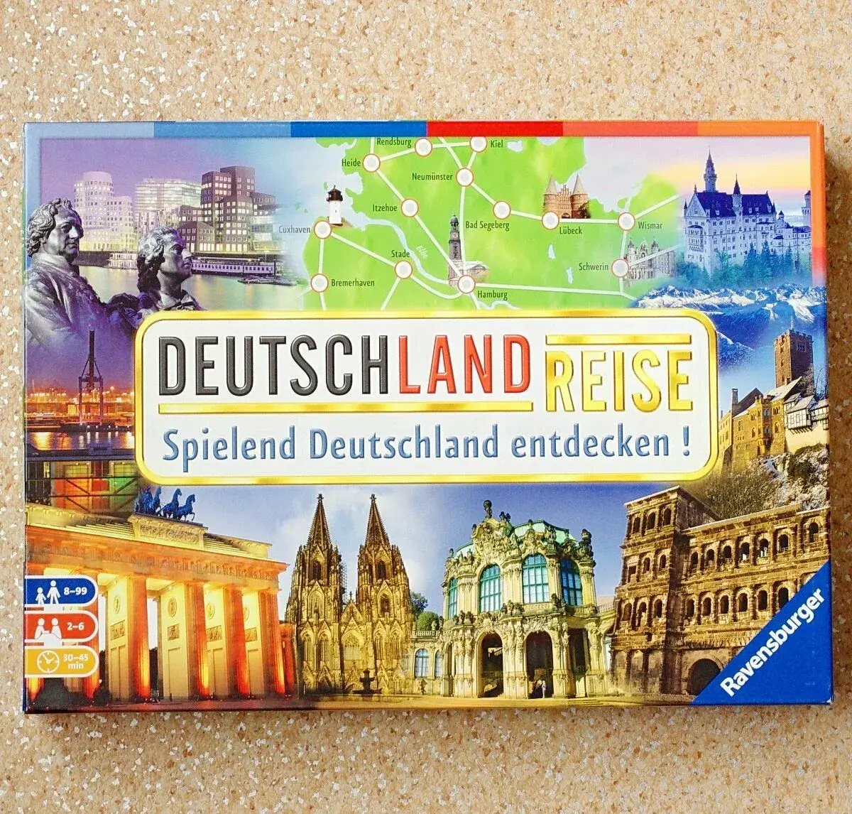 Desková hra Ravensburger Deutschlandreise - německy