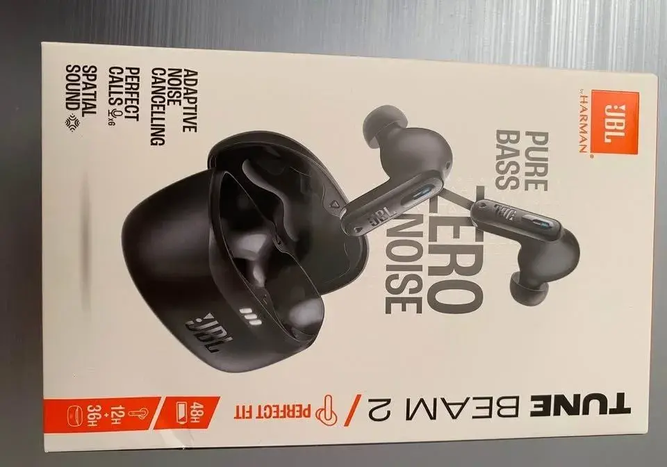 Nová TUNE BEAM 2 JBL bezdrátová sluchátka