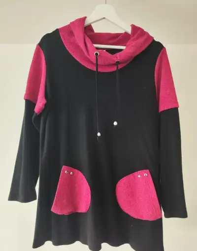 Dámská mikina s kapsami vel. XL