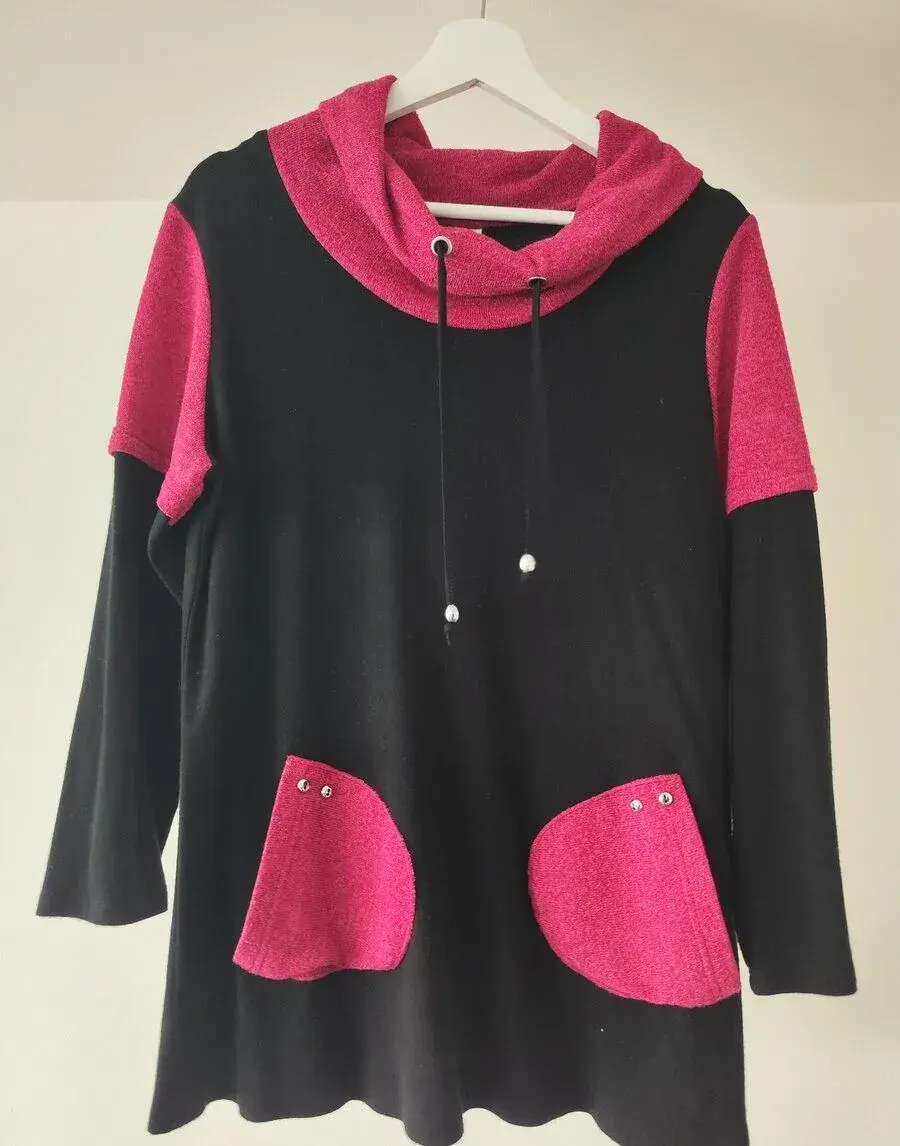 Dámská mikina s kapsami vel. XL