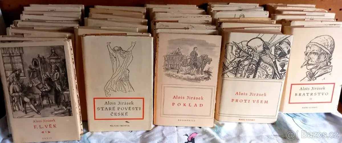Alois Jirásek - kompletní sbírka 32 knih 1949-1952