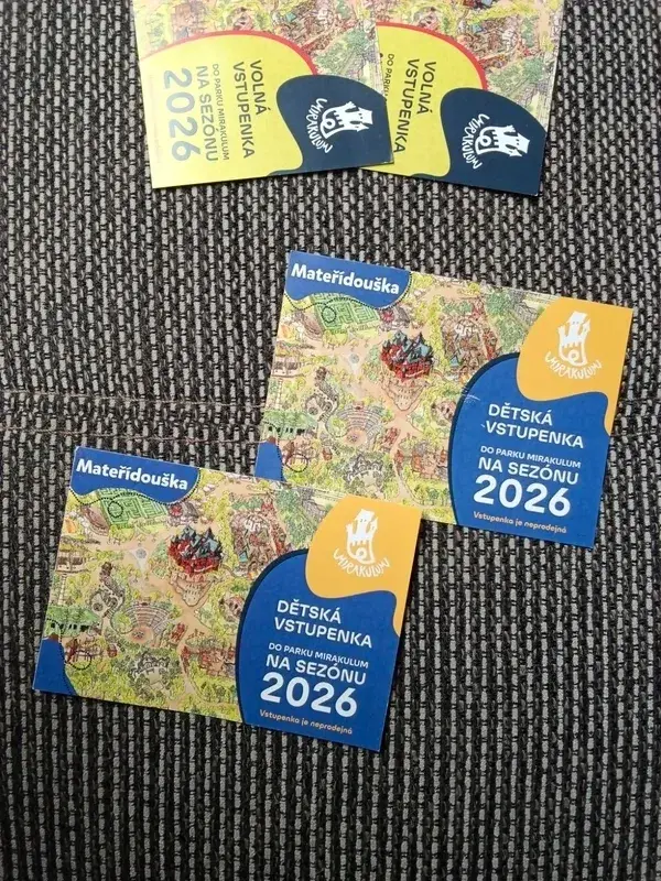 2x dětská vstupenka Mirakulum