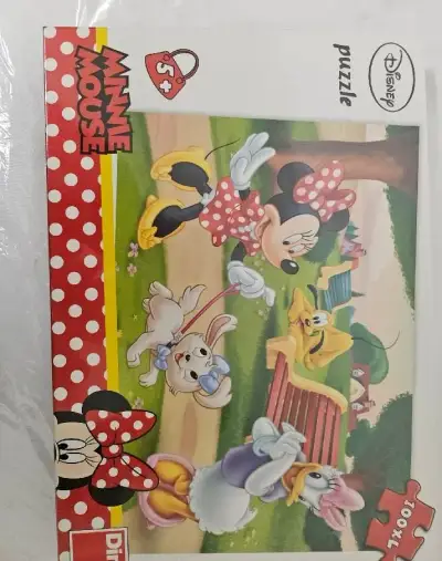 Nové puzzle Minnie Mouse - 100 dílů