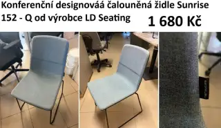 čalouněné konferenční židle