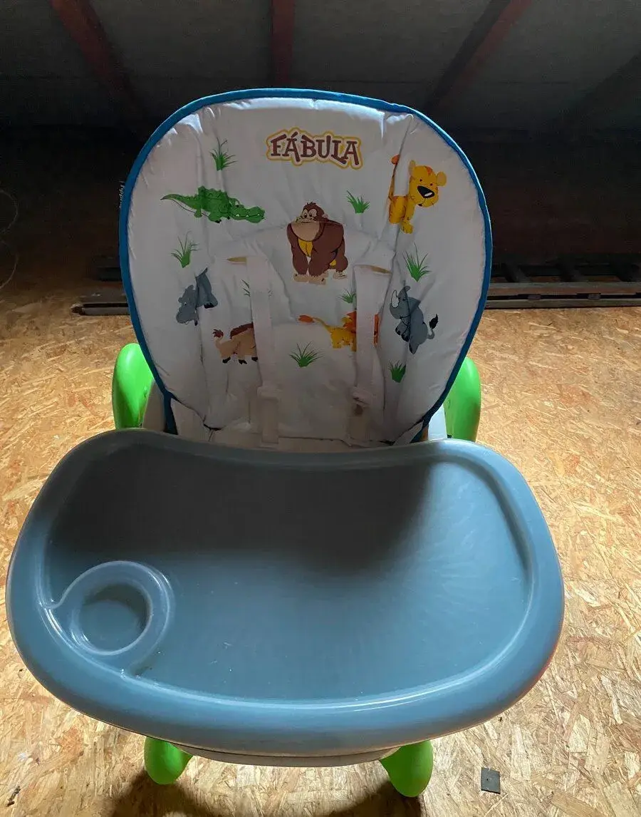 Jídelní židlička Caratero + náhradní potah