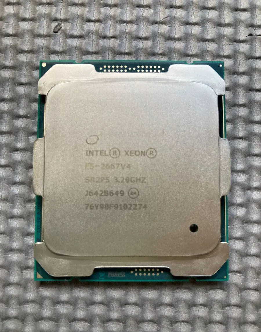 Intel Xeon E5-2667 v4 - 8 cores, 16 threads, 25MB L3 cache