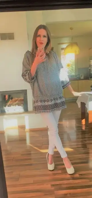 Srdíčkový top, vel není cca XL-3XL - měřte, Německo