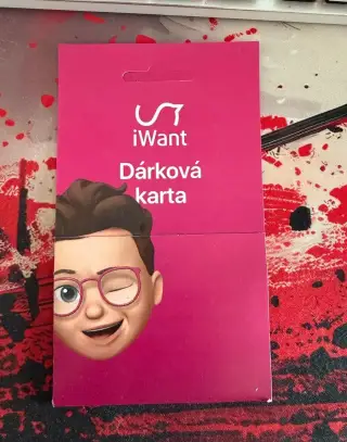 iWant dárková karta – 1 500 Kč