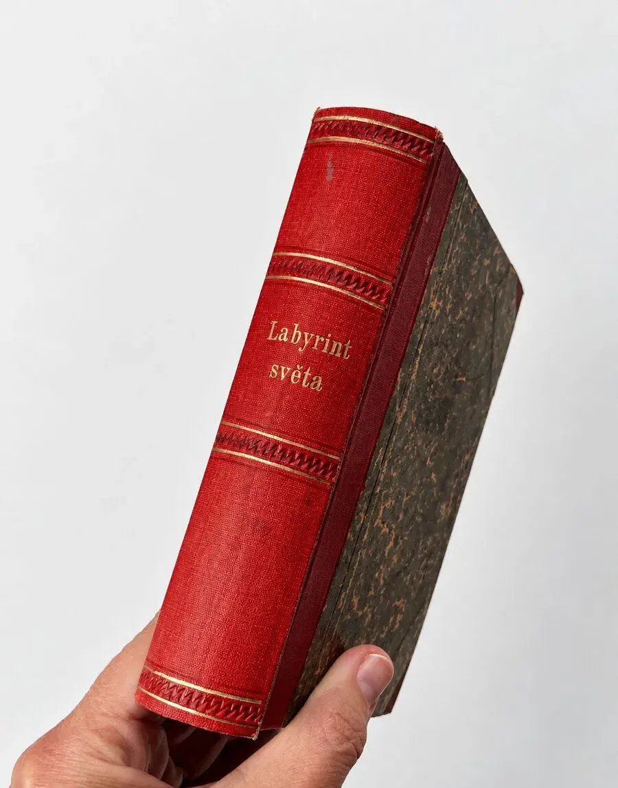 Konvolut 4 knih 1875-1887 Komenský aj.