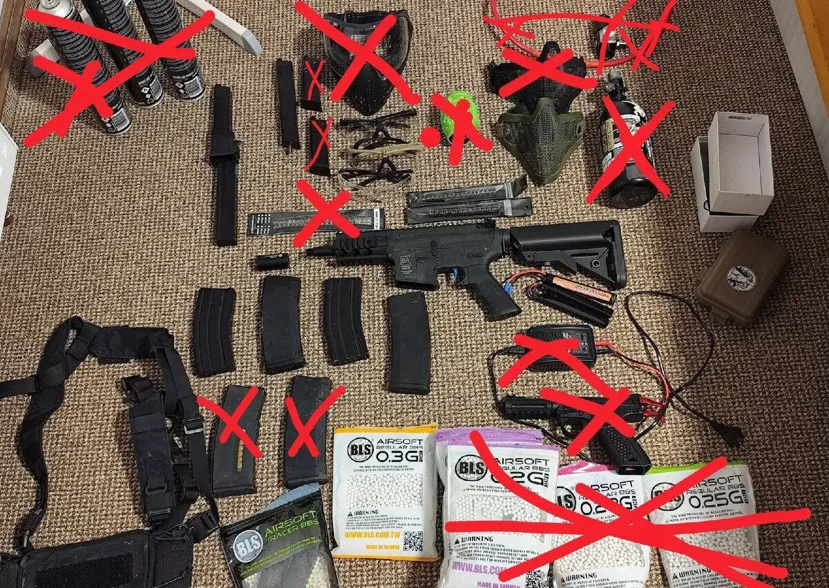 Airsoft věci/výbava a prodej
