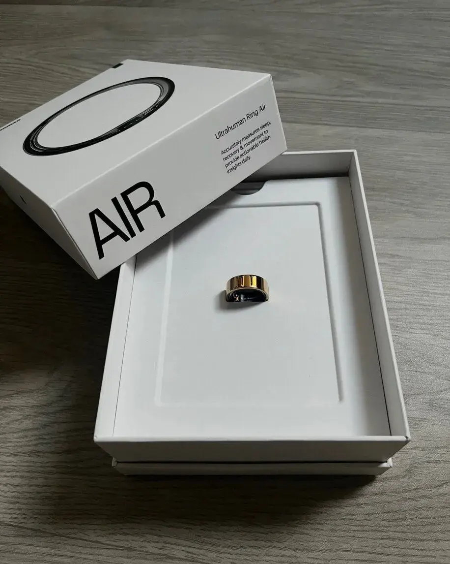 Ultrahuman ring AIR Bionic gold- velikost 7
