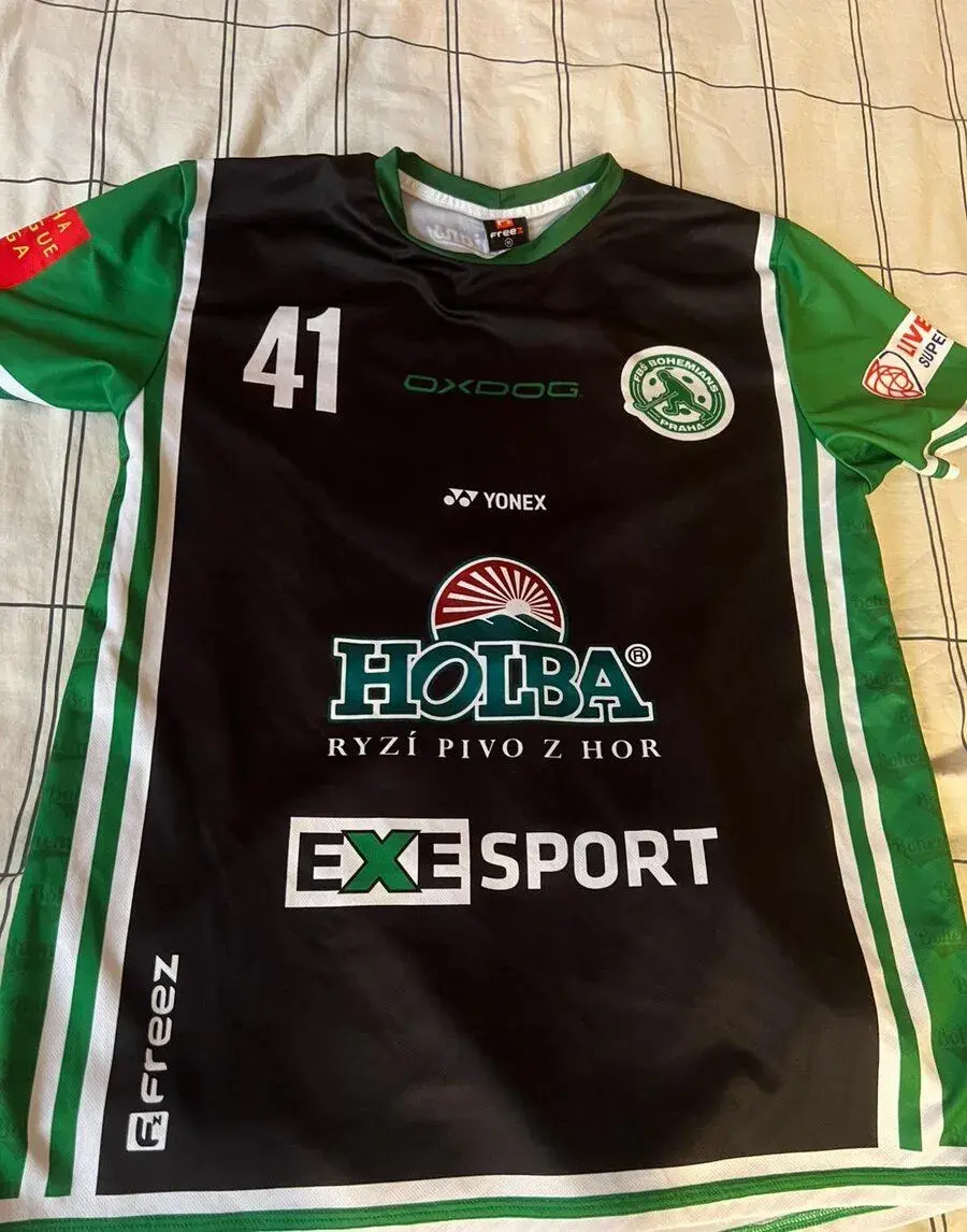 Florbalový hráčský dres Bohemians Praha Penicka