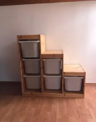 Dřevěný Organizér se šuplaty