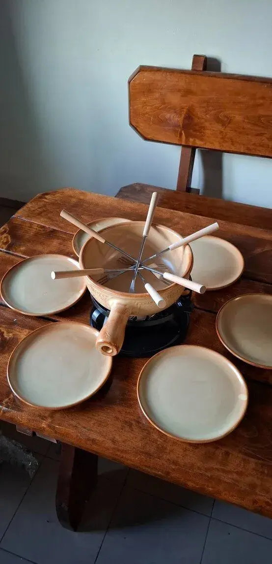 Keramická sada na fondue