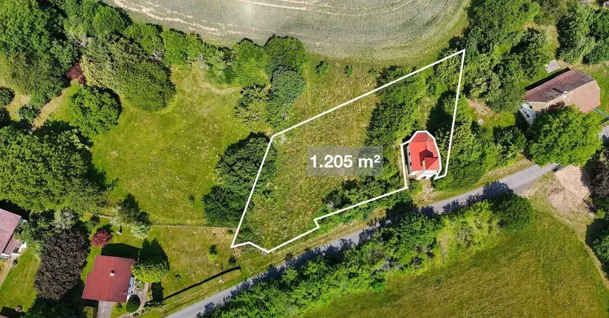 Pronájem louky 1205 m2, Malovice u Boru