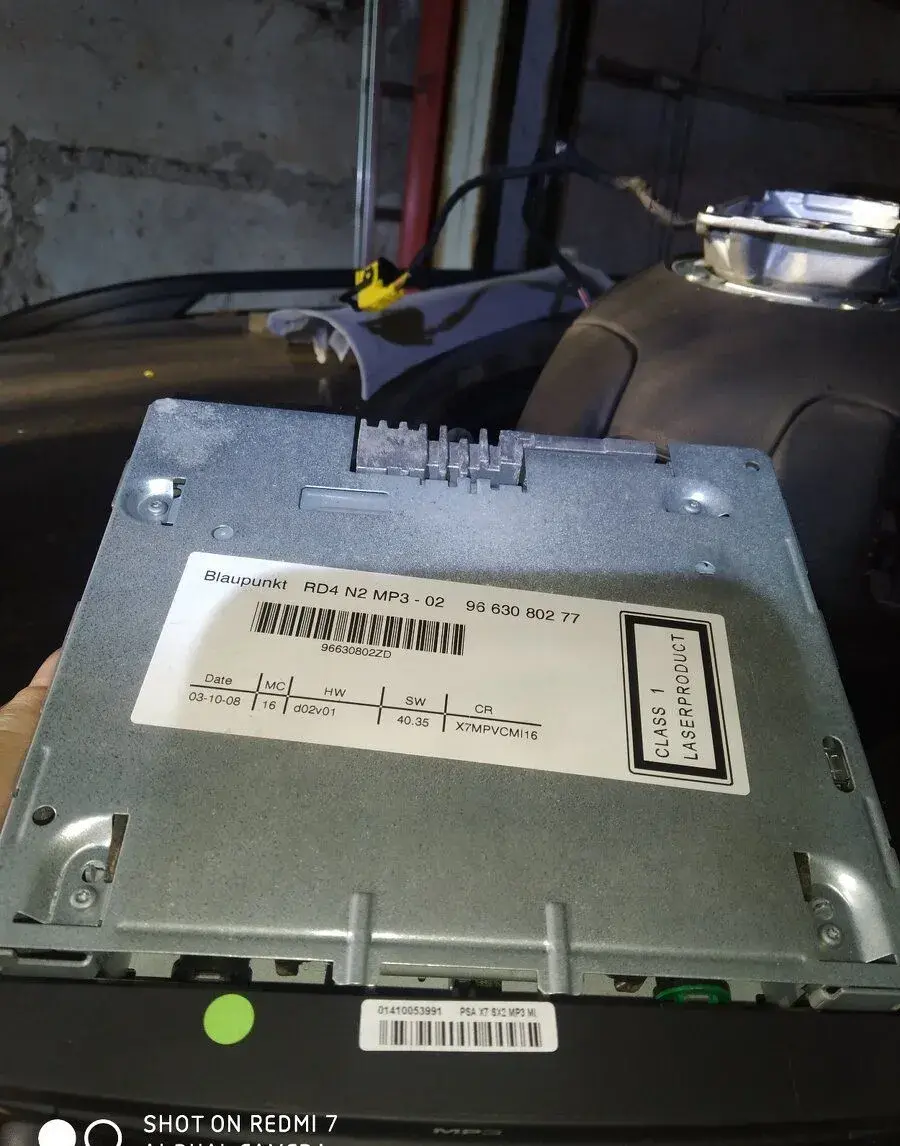 Radio RD4 na citroen C5 x7