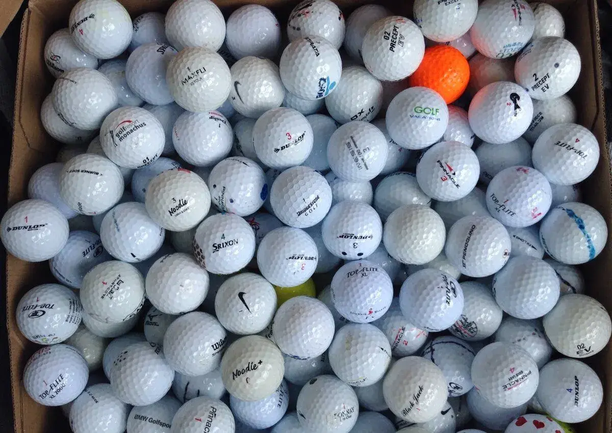 Golfové míčky mix.