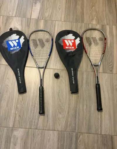 Squashová raketa WISH Alumtec 9901 – skvělý stav + obal