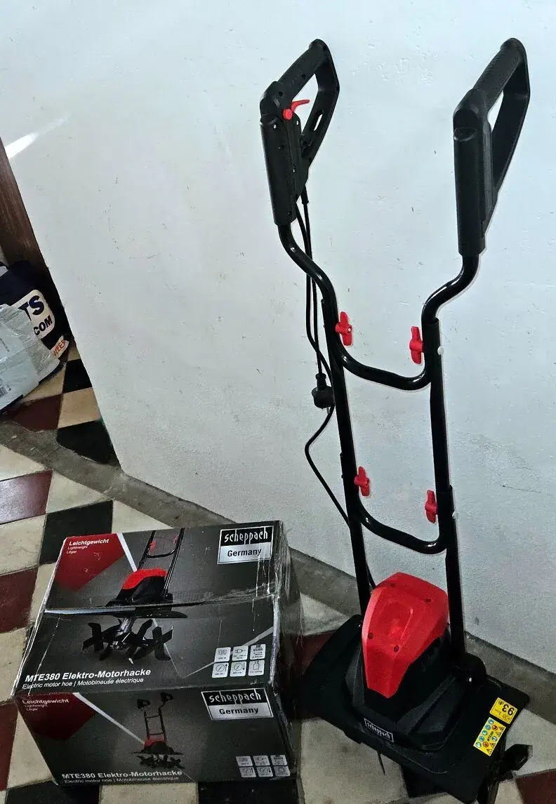 Kultivátor Scheppach MTE 380 - 1050 W - ZÁRUKA DO 03/2028