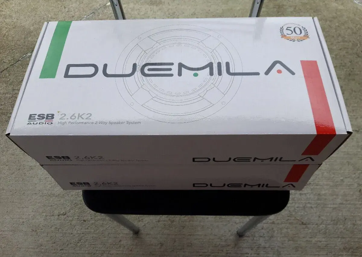 ESB DUEMILA ANNIVERSARY 50 YEARS WHITE 2-WAY SPEAKERS