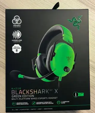 Nové Razer Blackshark V2 X - Green