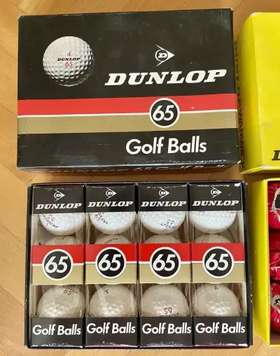 Retro Golfové Míčky Dunlop 65 12ks