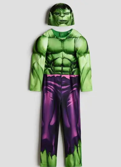 Karnevalový kostým Hulk s maskou 110-116 cm