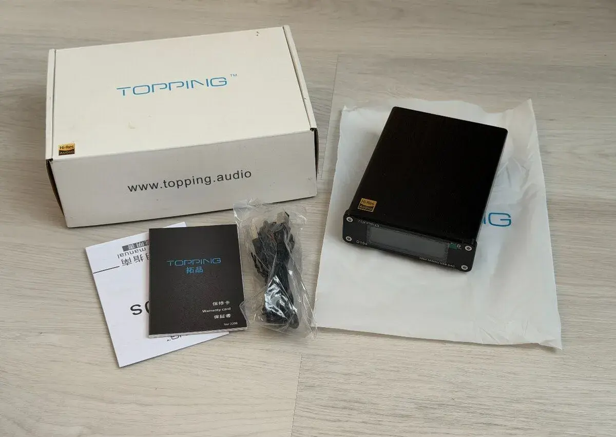 USB DAC Topping D10s Black