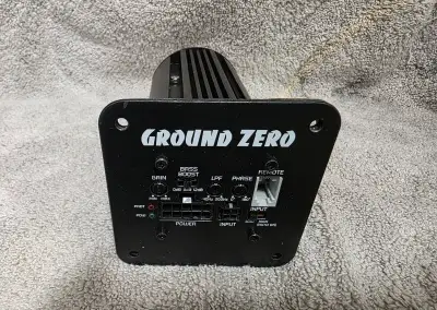 Audio zesilovač monoblok pro subwoofer ground zero nejen do