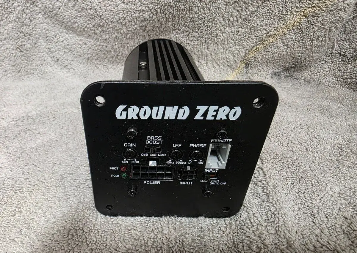Audio zesilovač monoblok pro subwoofer ground zero nejen do