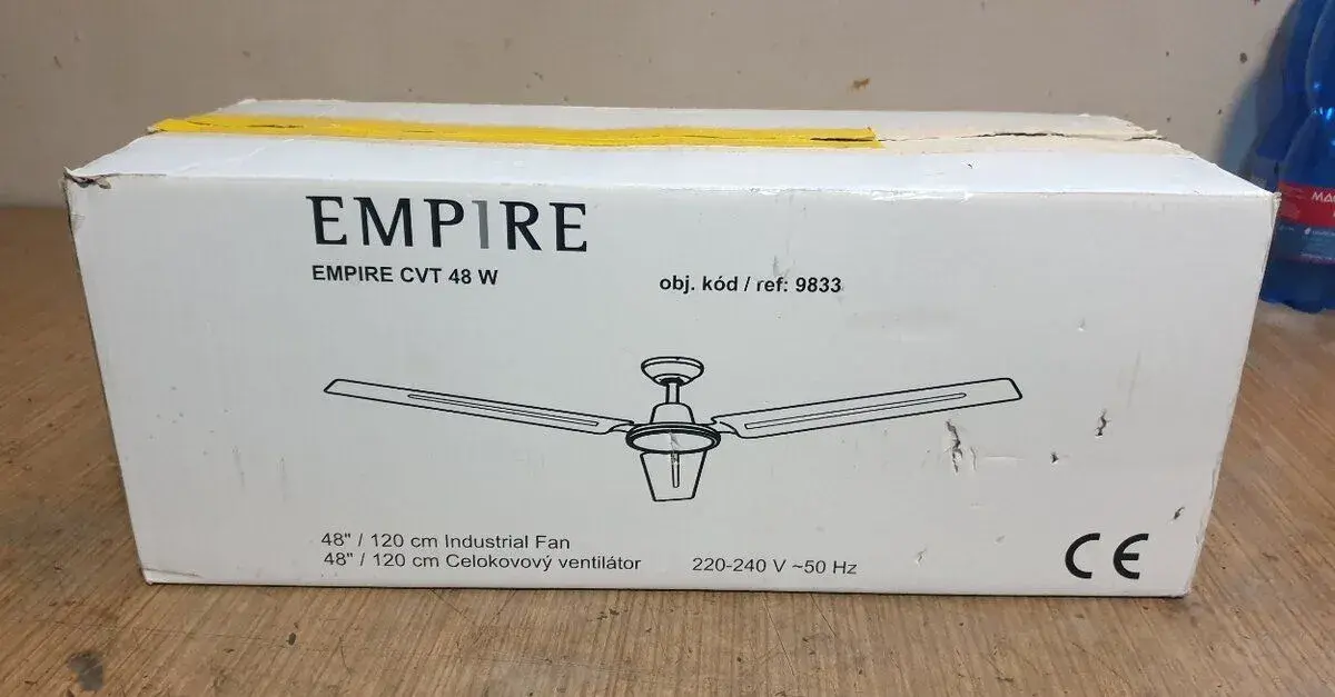Stropní elektrický ventilátor 220V, nový
